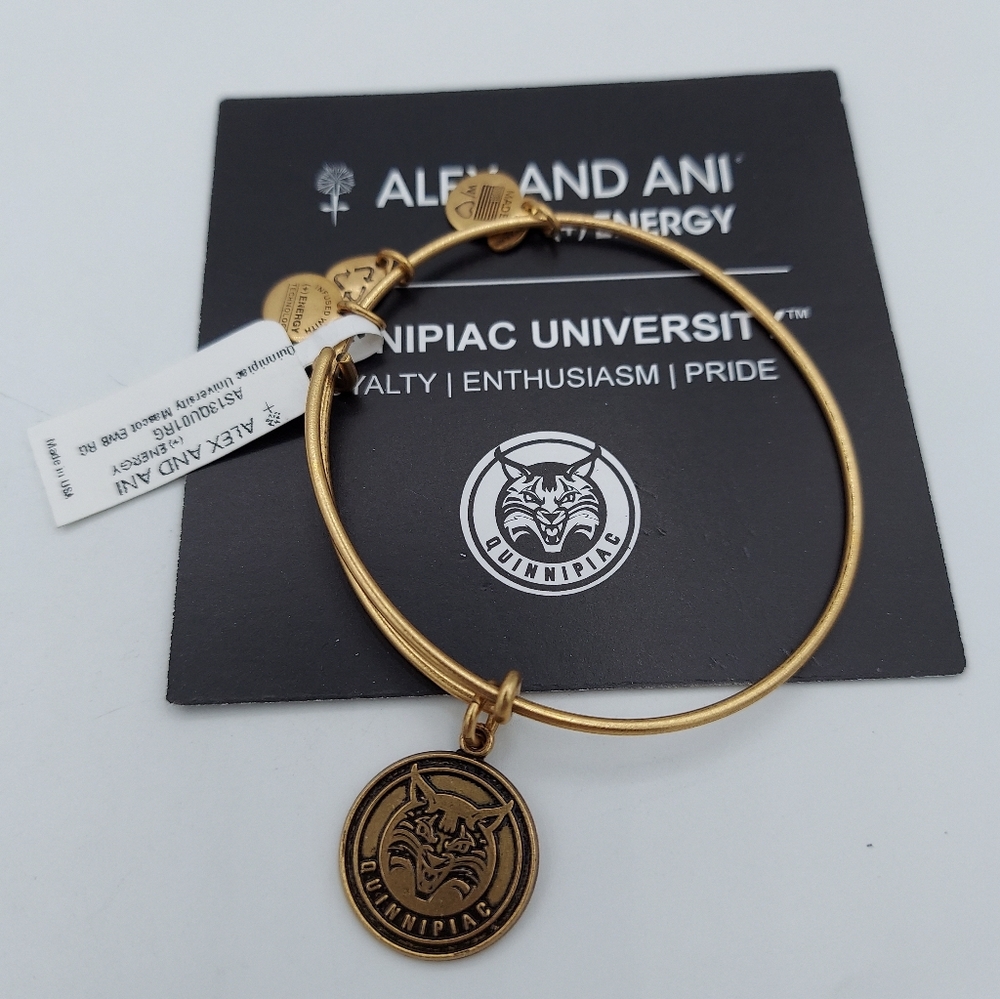 NWT Quinnipiac Alex and Ani Bangle